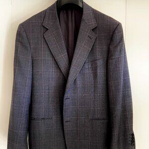 Canali Charcoal Check Blazer